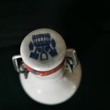 bottle, stoneware carafe, white ceramic, MKM