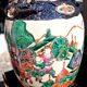 Pair of large ceramic vases from Nanking, China, Asian decor.