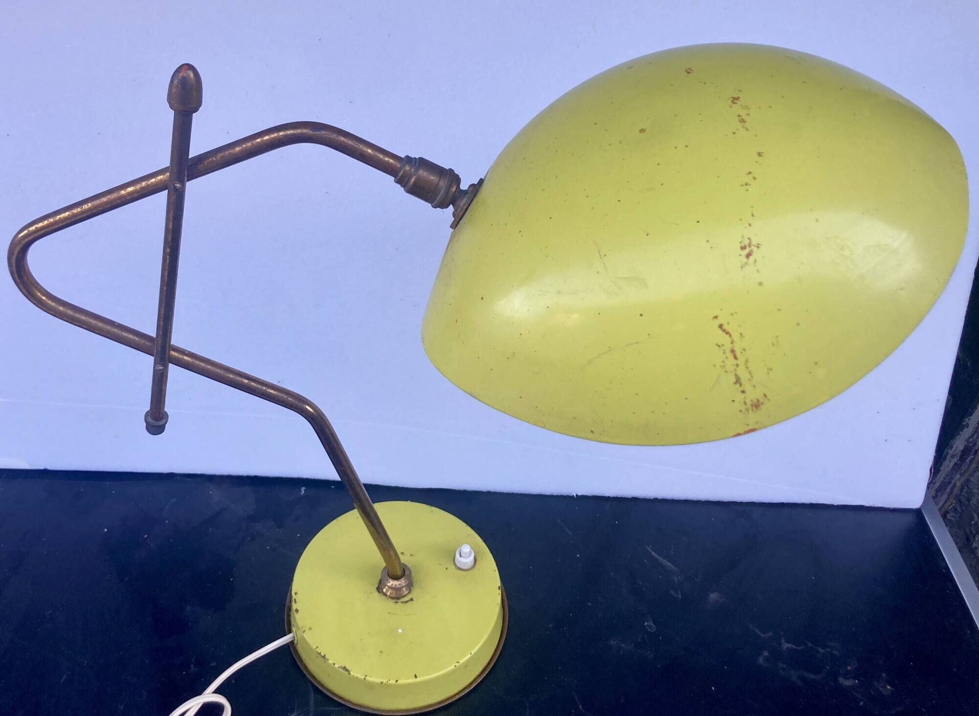 Desk lamp by jean boris lacroix - vintage from the 1950s - rare!!!