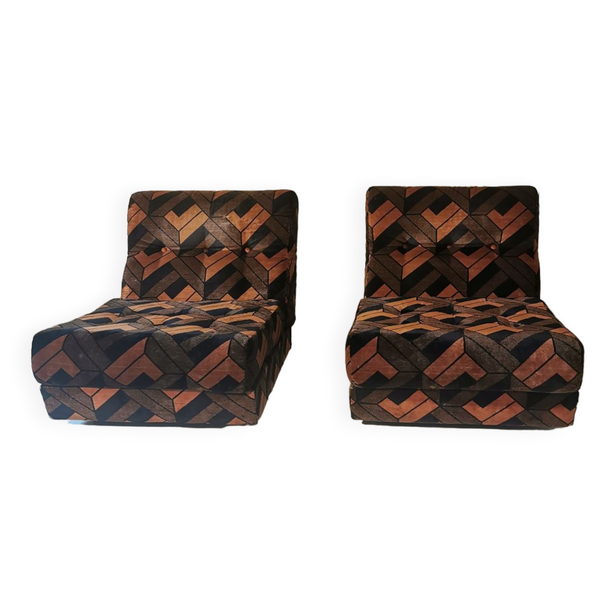 Pair of drivers circa 70