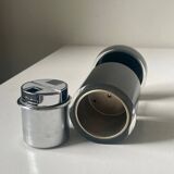 Briquet de table vintage sarome japon en plastique noir