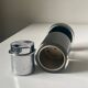 Vintage sarome japan table lighter in black plastic