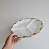 Vintage opaline servant with gilding