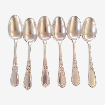 Silver metal teaspoons