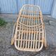 Fauteuil,  chaise longue rotin Ikea vintage