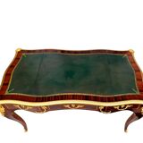 Bureau en marqueterie et bronze doré signé rinck à paris