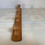Pine wood coat rack