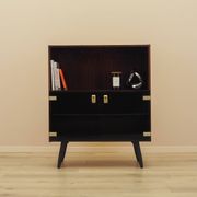Danish Display Cabinet with Glass Doors and Contrasting Finish, 1970s