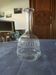 Carafe en verre ciselé
