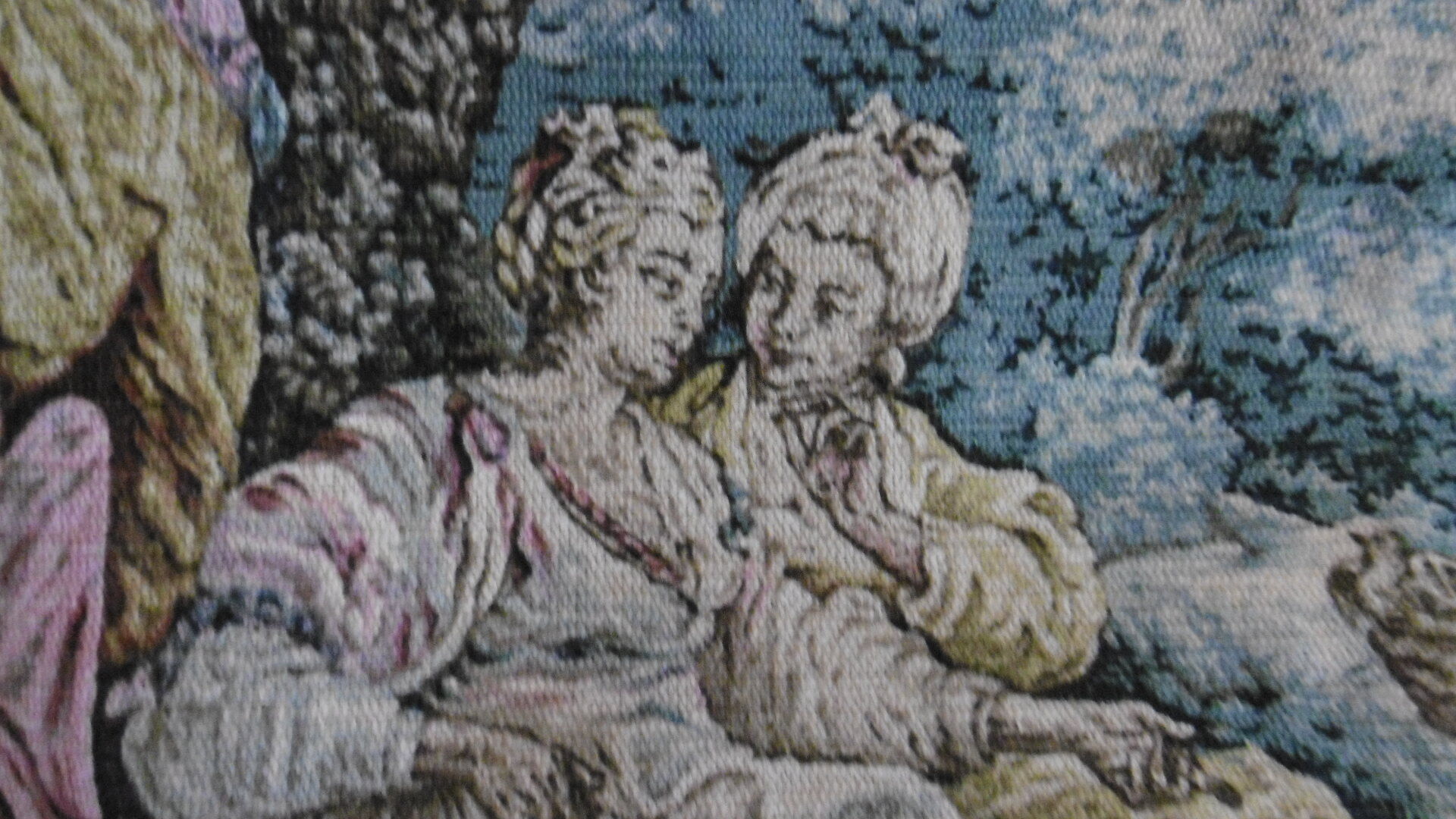 Tapestry the bird seller