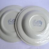2 BP porcelain advertising plates