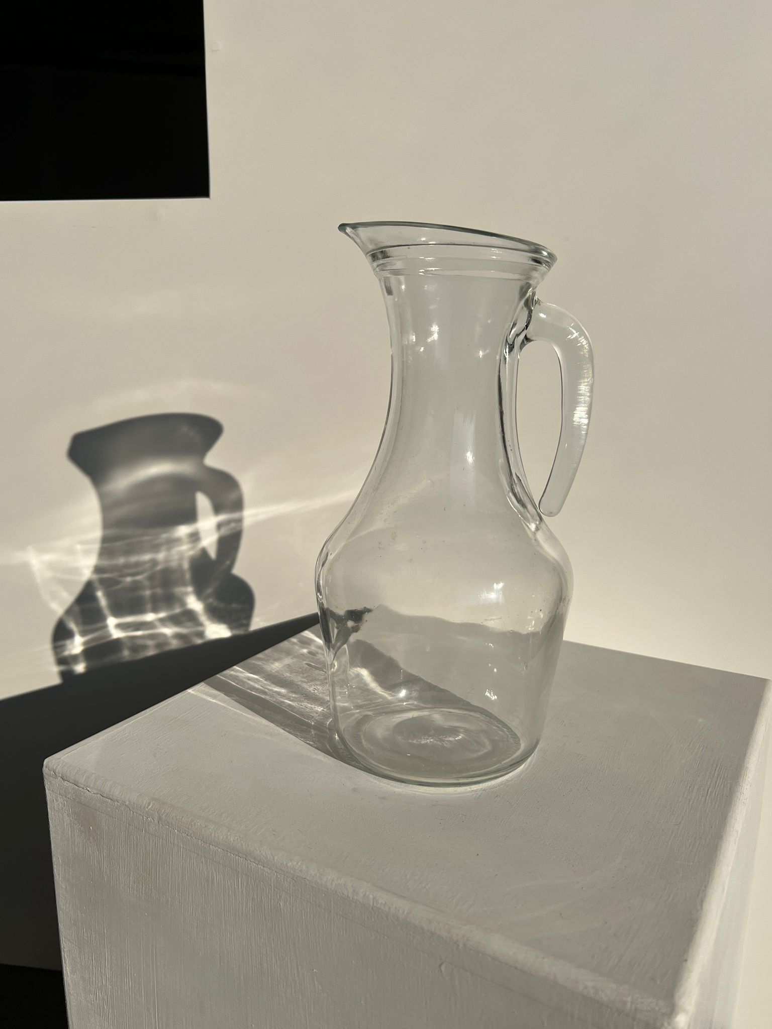 Vintage water decanter H: 25cm