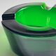 ASH TRAY Green Glass Vintage