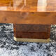 Table basse bar  en Loupe d’orme maison  Lancel vintage 1970