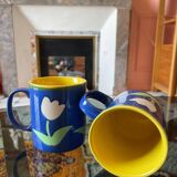 Duo of “just mugs” mugs 80'