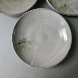 3 plates or small dishes in stoneware Chantal and Thierry Robert