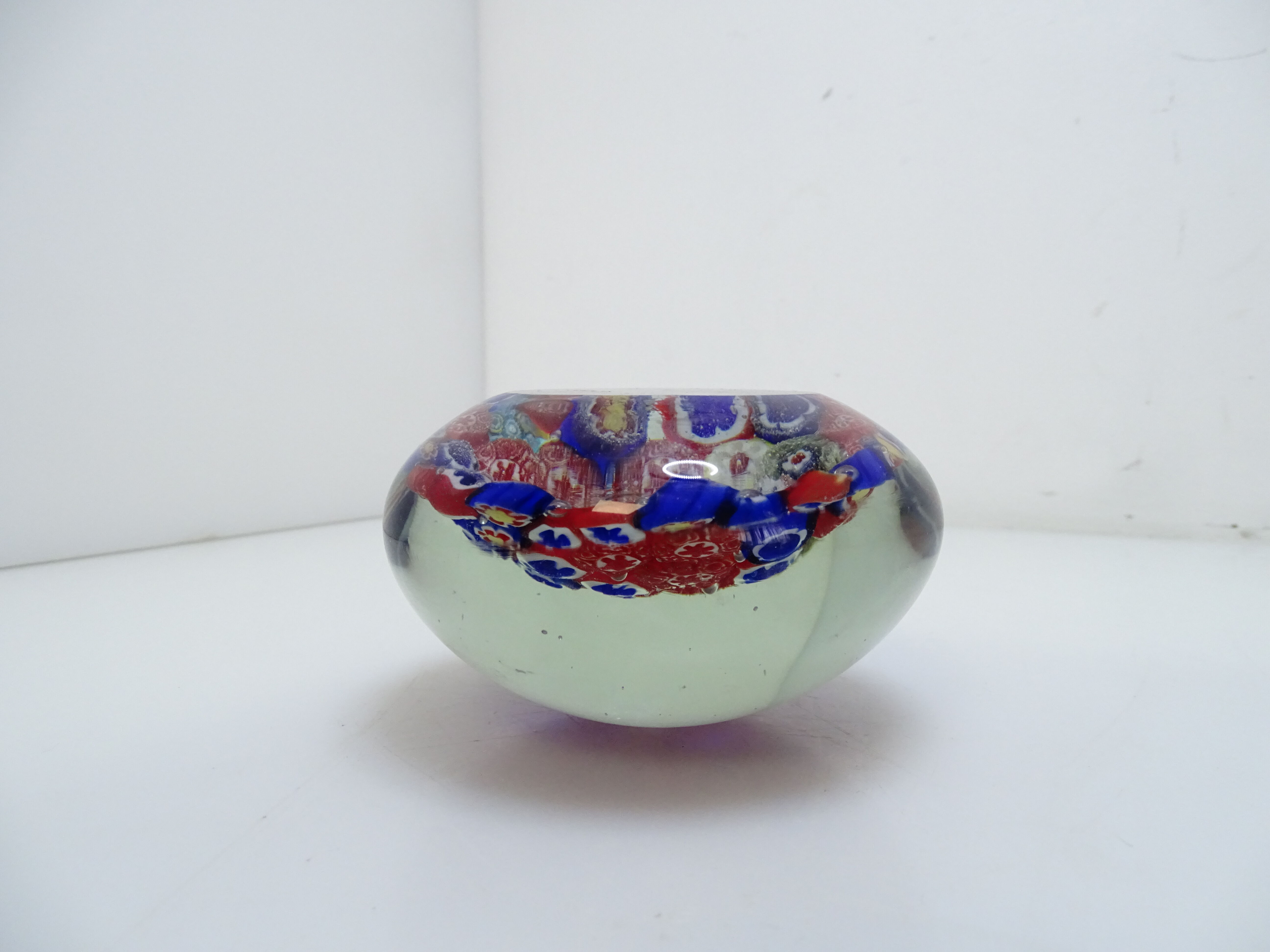 XXL paper press Murano Millefiori diameter 10 cm