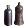 2 vintage ceramic bottles