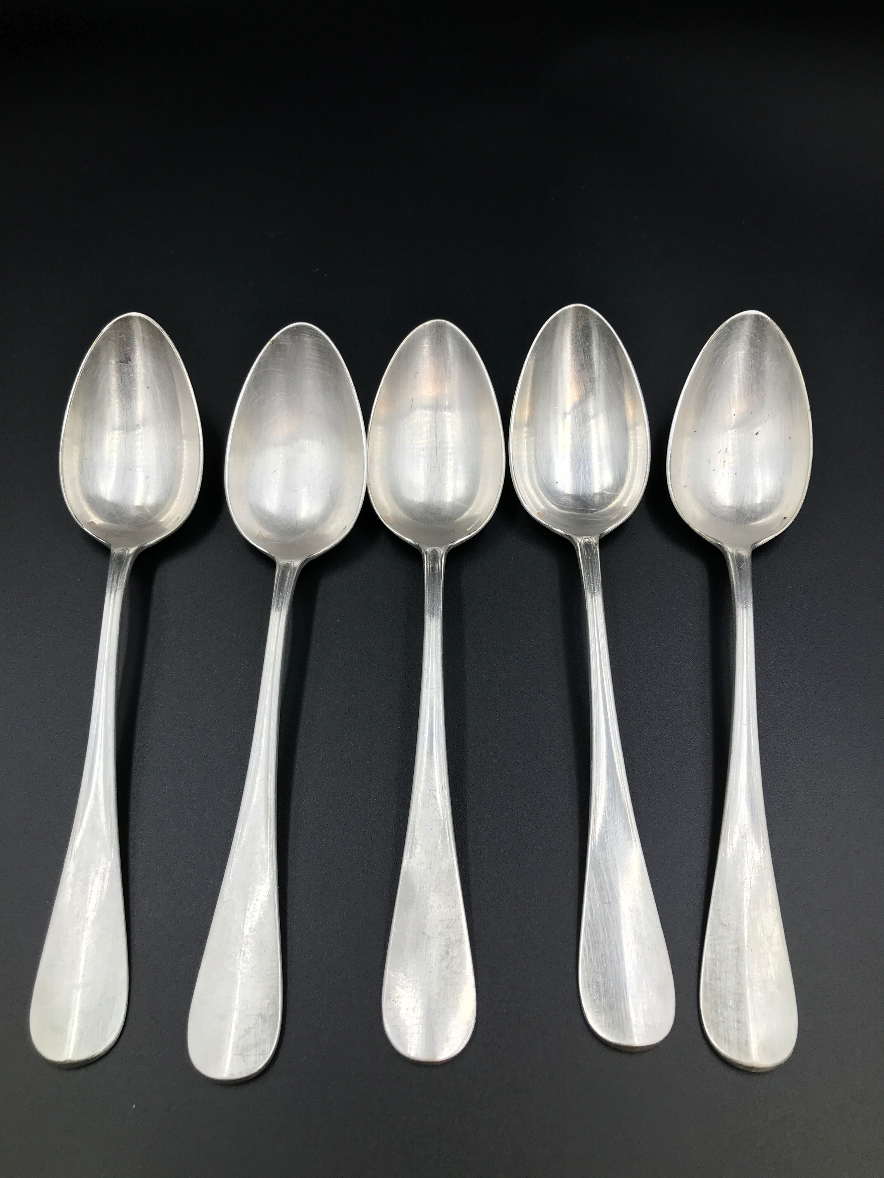 Silver series 5 spoons 6 vintage silver forks