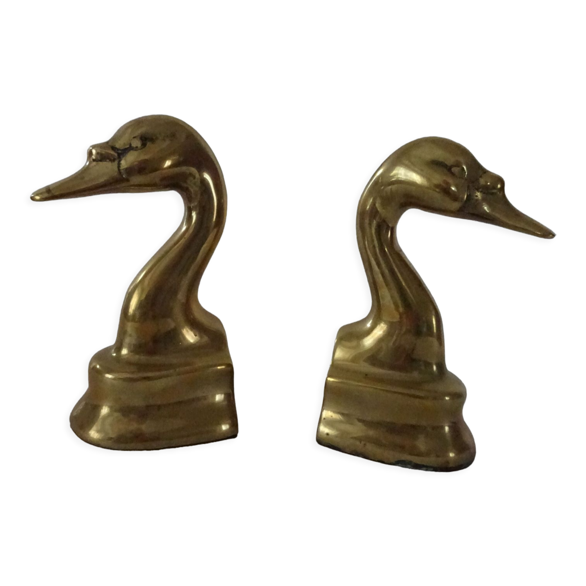 2 greenhouse animal books brass bronze duck