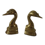 2 greenhouse animal books brass bronze duck