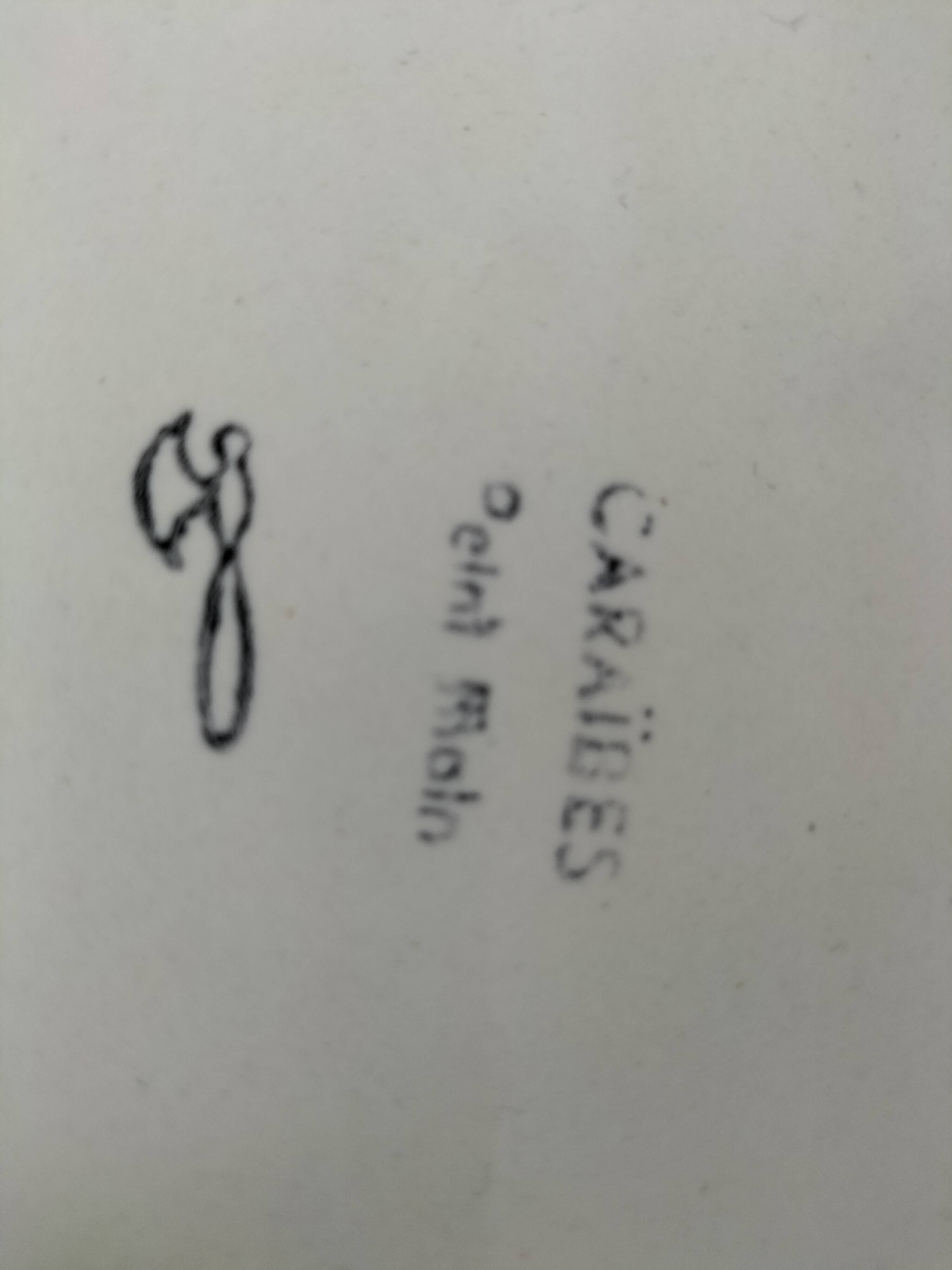 grand plat allongé MBFA Pornic modèle Caraïbes