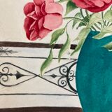 Watercolor with vintage roses