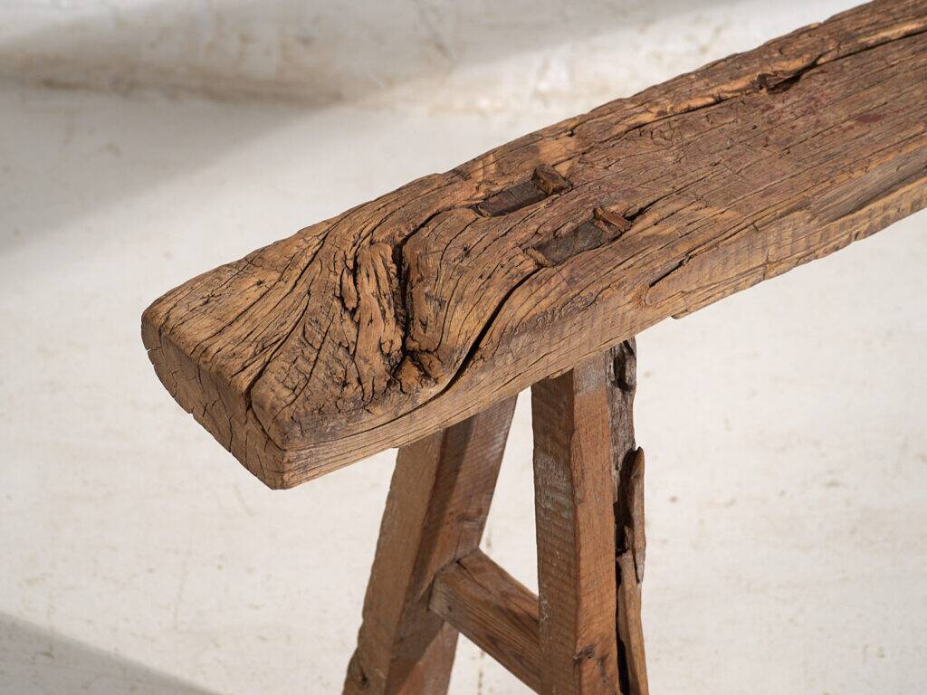 Old bench in wabi-sabi style (c. 1870) #79