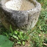 Reconstituted stone potiche