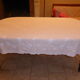 Nappe et 8 serviette en voile de coton brodé de fleurs au point de cornély-160x215cm