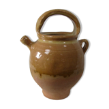 Small terracotta jug, chevrette gargoulette