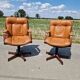 Set of 2 vintage Scandinavian armchairs co.fe.mo Italy 1970