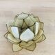 Mother-of-pearl lotus flower candle holder