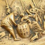 Large Vintage Solid Brass Ashtray