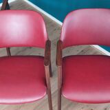 Set of 4 Mid-Century Modern Teak Dining Chairs 1960's
