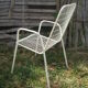 Three emu armchairs model italian vintage iron and rilsan