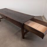 18th century solid oak farm table