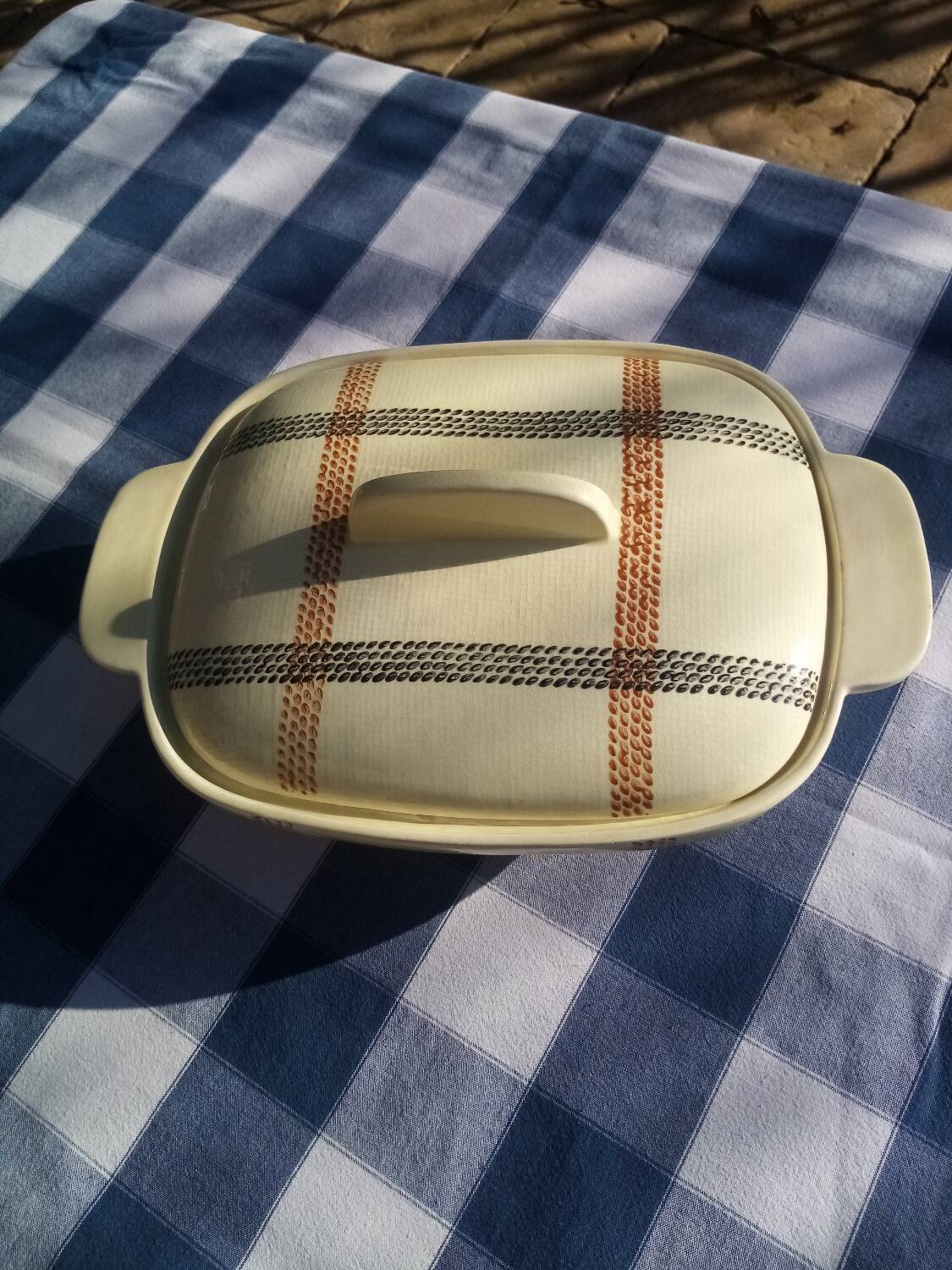 Salins earthenware vegetable tureen