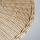 Large suspension, rattan luminaire in hat shape D:80cm
