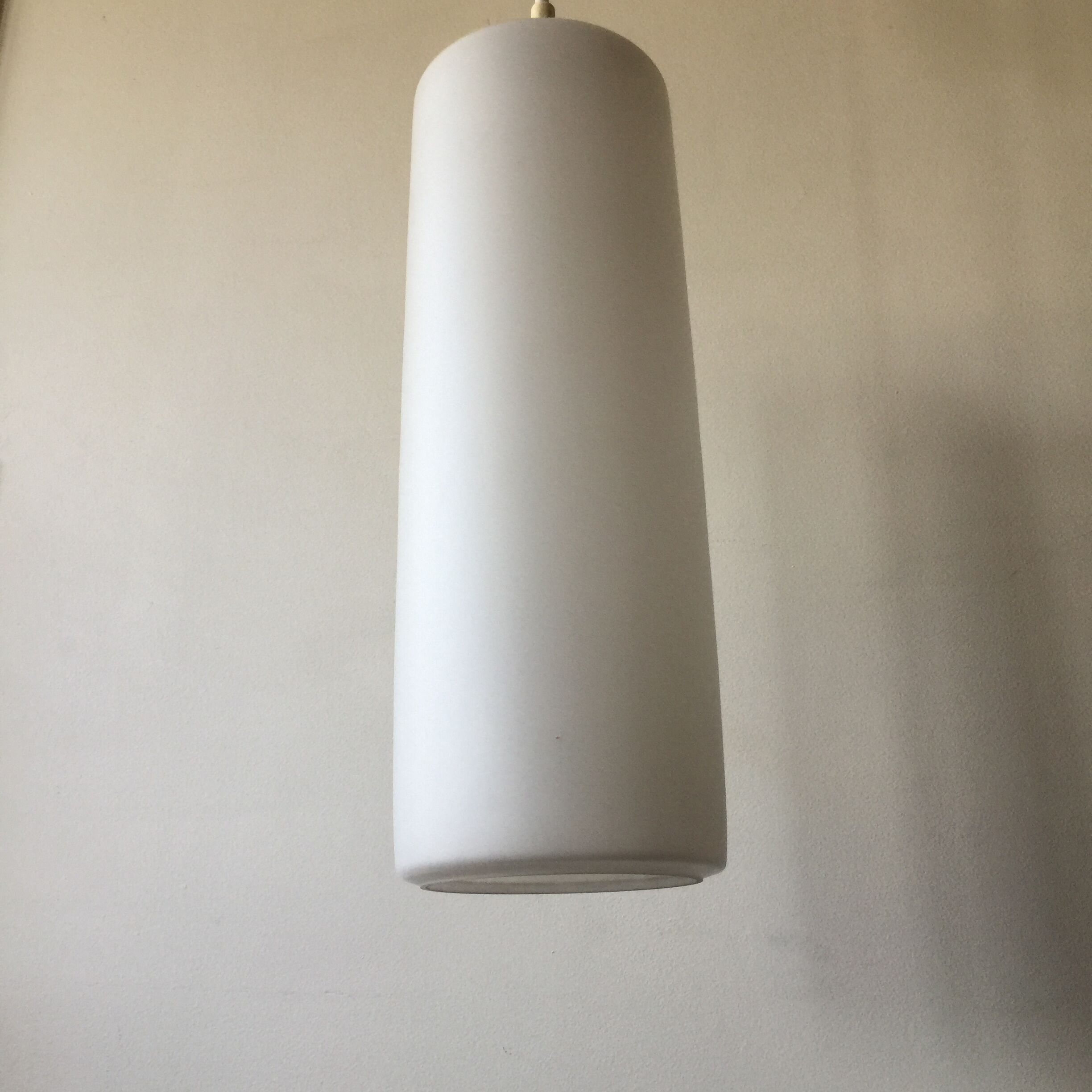 Vintage opaline ceiling lamp