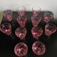 Ensemble de 12 verres rose translucides Arcoroc