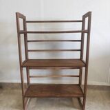 Foldable and stackable wooden shelves