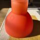 Orange glass paste ceiling light