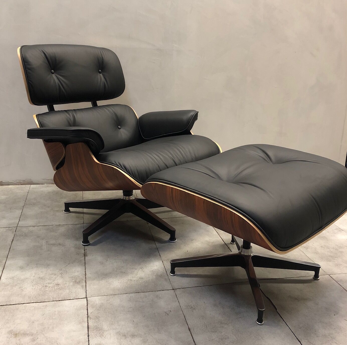 Eames lounge chair and ottoman, Herman Miller edition