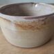 Glazed stoneware fondue pot