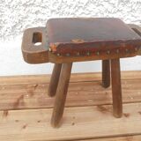 Old wooden stool