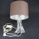 Daum France/vintage/crystal floor lamp