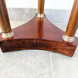 Athenian mahogany and marble side table, Empire style, early 20th century