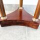Athenian pedestal in mahogany and marble, Empire style, early 20th century.
