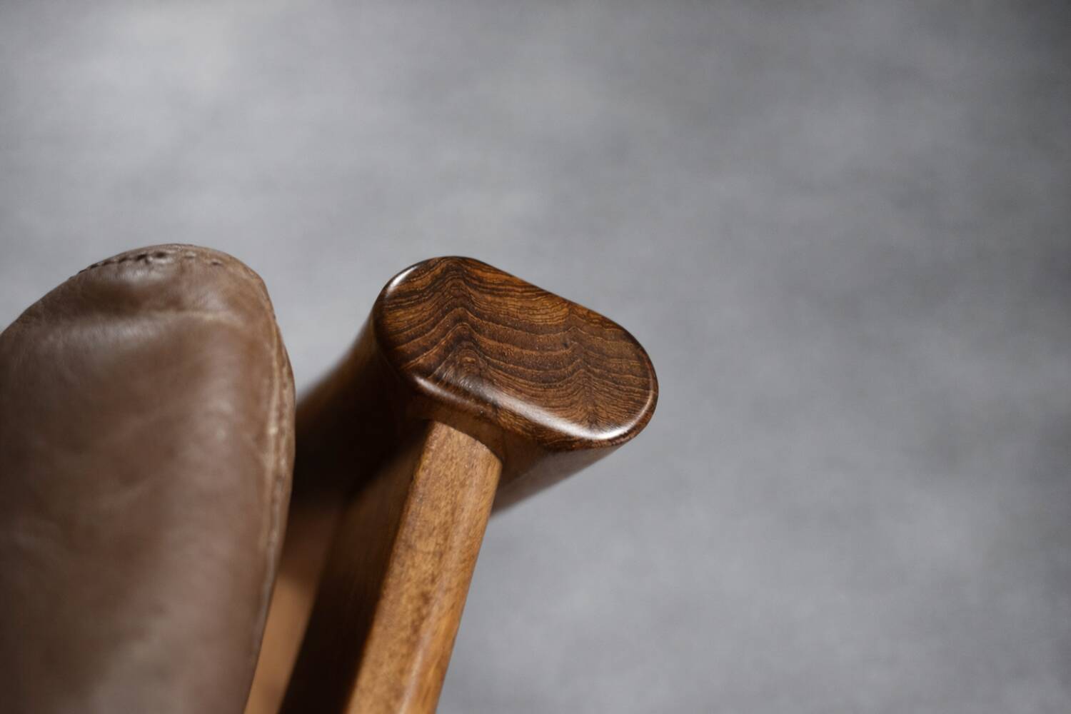 Vintage Mid-Century Danish Modern 3-Seater Brown Leather Sofa by Georg Thams